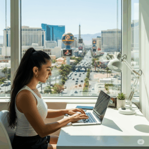 female-remote-worker-in-vegas female remote worker in Las Vegas, NV